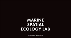 Desktop Screenshot of marinespatialecologylab.org