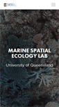 Mobile Screenshot of marinespatialecologylab.org